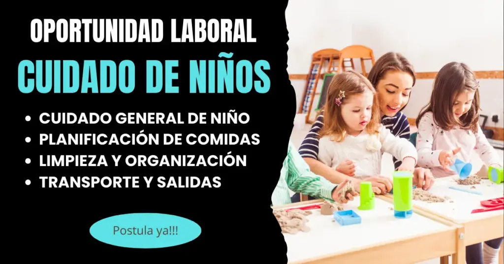 CONVOCATORIA - SE NECESITAN NIÑERAS