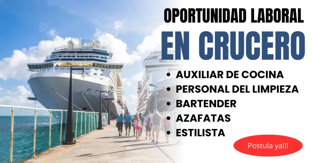 CONVOCATORIA DE PERSONAL PARA CRUCERO